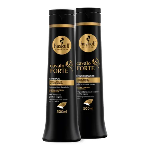KIT HASKELL CAVALO FORTE SHAMPOO + CONDICIONADOR 500ML