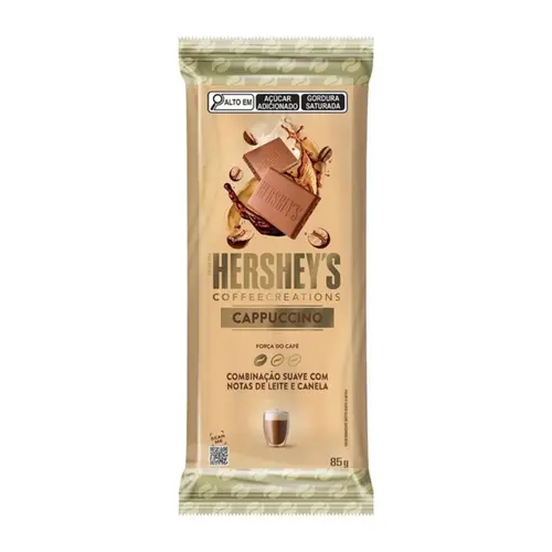 BARRA DE CHOCOLATE HERSHEYS COFFEE CREATIONS CAPPUCCINO 87G
