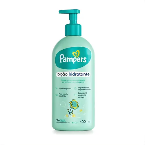 LOÇÃO HIDRATANTE PAMPERS GIRASSOL 400ML