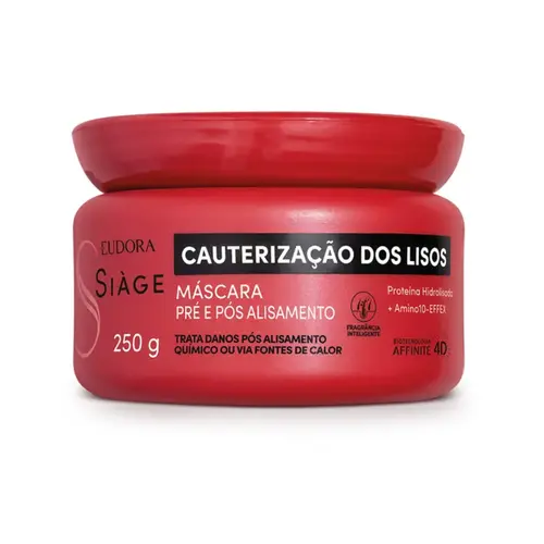 MASCARA DE TRATAMENTO EUDORA SIAGE - CAUTERIZAÇAO DOS LISOS POS ALISAMENTO 250G