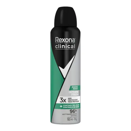 DESODORANTE AEROSSOL REXONA CLINICAL INTENSE FRESH 150ML