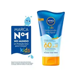 PROTETOR SOLAR CORPORAL NIVEA KIDS FPS60 150ML