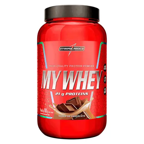 MY WHEY INTEGRALMEDICA 21G DE PROTEINA EM PÓ SABOR CHOCOLATE 900G