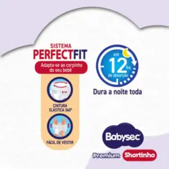 FRALDA BABYSEC PREMIUM SHORTINHO MEGA M 34UNIDADES