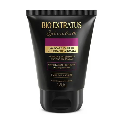 MASCARA CONDICIONANTE BIO EXTRATUS COLORANTE MARSALA 120G