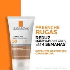 PROTETOR SOLAR FACIAL LA ROCHE POSAY ANTHELIOS AE PIGMENTATION FPS50 MORENA ANTI IDADE 40G