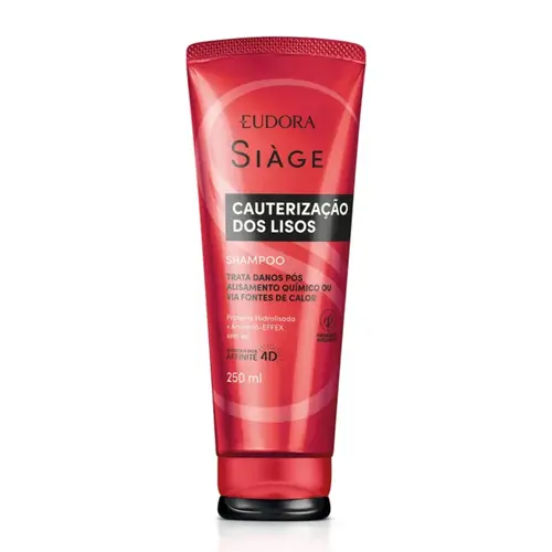 SHAMPOO EUDORA SIAGE- CAUTERIZAÇAO DOS LISOS POS ALISAMENTO 250ML