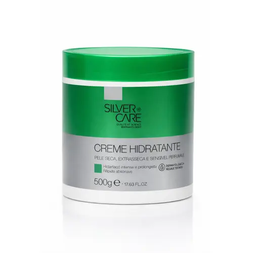 SILVER CARE CREME HIDRATANTE CORPORAL PERFUME SUAVE 500G