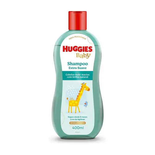 SHAMPOO INFANTIL HUGGIES EXTRA SUAVE 400ML