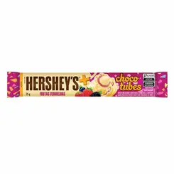 CHOCOLATE CHOCOTUBES HERSHEYS FRUTAS VERMELHAS 25G