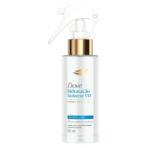SERUM DOVE LEAVE - IN EM SPRAY FLUIDO HIDRATAÇÃO + HIALURON-VIT 110ML