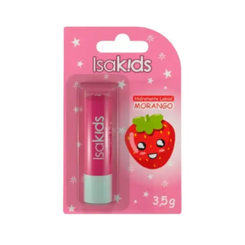 HIDRATANTE LABIAL ISAKIDS MORANGO 3,5G