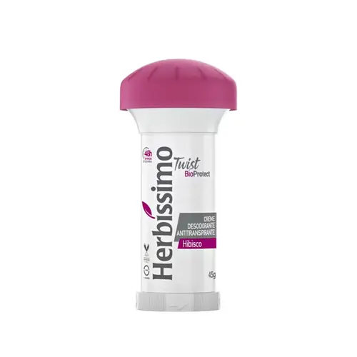 DESODORANTE CREME HERBISSIMO TWIST HIBISCO 45G