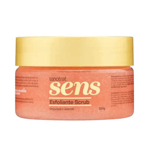 ESFOLIANTE SCRUB LABOTRAT SENS ORQUIDEA E JASMIM 300G