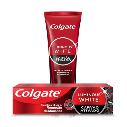 PASTA DE DENTE COLGATE LUMINOUS WHITE CARVAO ATIVADO 70G