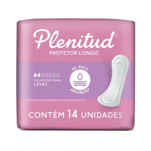 ABSORVENTE PROTETOR DIARIO PLENITUD FEMME 14 UNIDADE