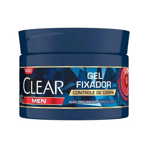 GEL FIXADOR CLEAR MEN CONTROLE DE CASPA 300G