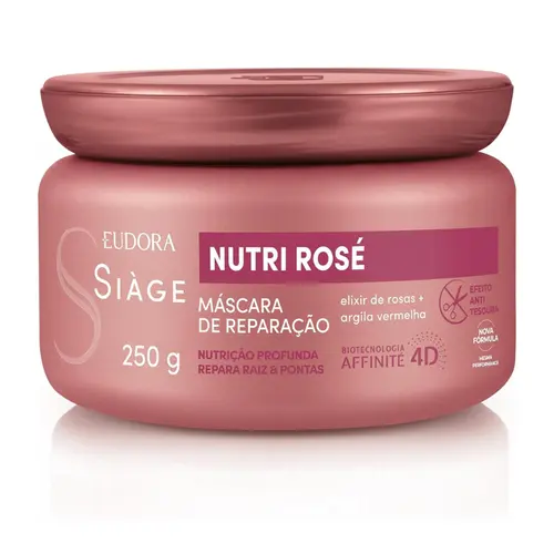 MASCARA DE TRATAMENTO EUDORA SIAGE - NUTRI ROSE 250G