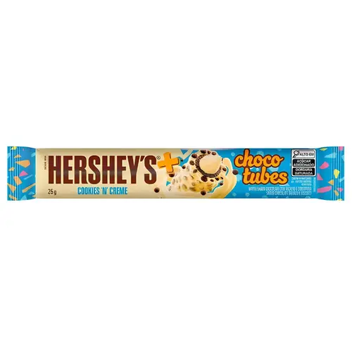 CHOCOLATE CHOCOTUBES HERSHEYS COOKIES N CREME 25G