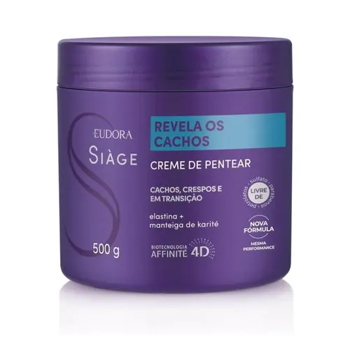 CREME DE PENTEAR EUDORA SIAGE REVELA OS CACHOS 500G