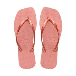 CHINELO HAVAIANAS SLIM SQUARE  ROSA CROCUS TAM 35