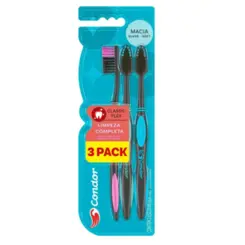 ESCOVA DE DENTE CONDOR CLASSIC FLEX MACIA 3UN