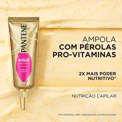 KIT PANTENE 3 AMPOLAS DE TRATAMENTE NUTRIÇÃO UMECTANTE 15ML