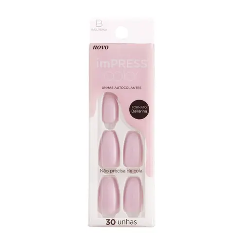 KIT UNHAS POSTIÇAS KISS NEW YORK FRENCH LAVENDER AUTOCOLANTE 30UN