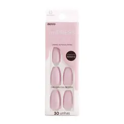 KIT UNHAS POSTIÇAS KISS NEW YORK FRENCH LAVENDER AUTOCOLANTE 30UN