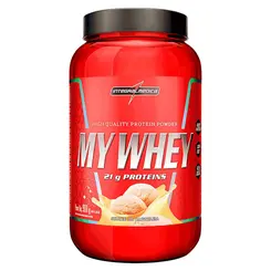 MY WHEY INTEGRALMEDICA 21G DE PROTEINA EM PÓ SABOR BAUNILHA 900G
