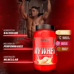 MY WHEY INTEGRALMEDICA 21G DE PROTEINA EM PÓ SABOR BAUNILHA 900G