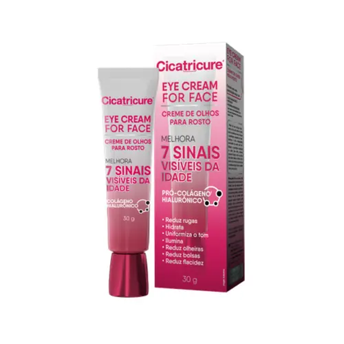 CREME HIDRATANTE PARA OLHOS CICATRICURE EYE CREAM FOR FACE 30G