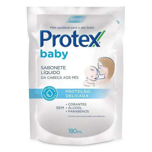 REFIL SABONETE LIQUIDO PROTEX BABY PROTEÇAO DELICADA 180ML