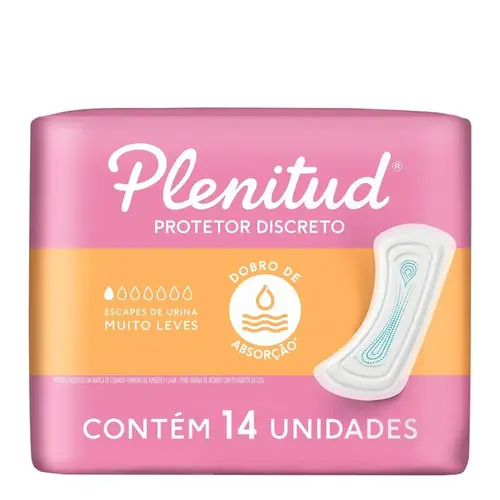 PROTETOR DIARIO ABSORVENTE PLENITUDE FEMME 14UN