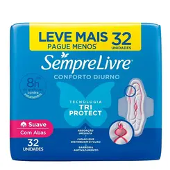 ABSORVENTE SEMPRE LIVRE C/ ABAS ADAPT PLUS SV 32UN
