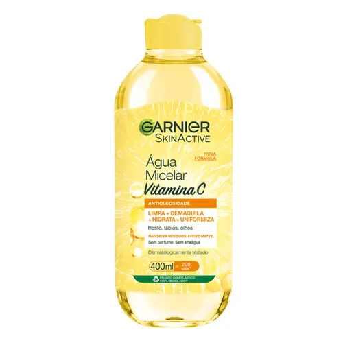 AGUA MICELAR GARNIER ANTIOLEOSIDADE VITAMINA C 400ML