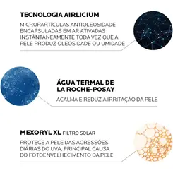 KIT LA ROCHE-POSAY PROTETOR SOLAR FACIAL ANTHELIOS AIRLICIUM FPS 80 40G + GEL DE LIMPEZA EFFCLAR CONCENTRADO 50G