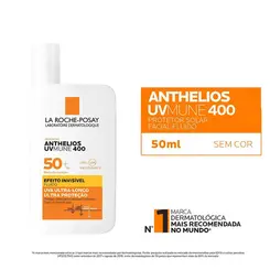 PROTETOR SOLAR FACIAL LOÇÃO FPS 60 LA ROCHE POSAY ANTHELIOS UVMUNE 50ML