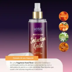 BODY SPLASH KISS NEW YORK SEDUCTION GOLD 200ML