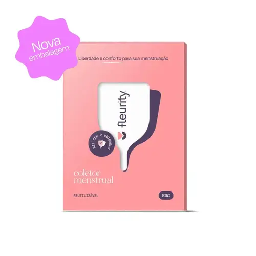 COLETOR MENSTRUAL FLEURY MINI COM 2 UNIDADES