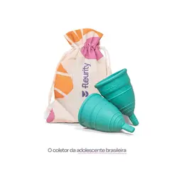 COLETOR MENSTRUAL FLEURY MINI COM 2 UNIDADES