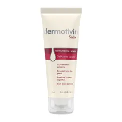 SABONETE LÍQUIDO FACIAL DERMOTIVIN SALIX PELE OLEOSA E ACNEICA 70ML