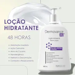 LOÇÃO HIDRATANTE CORPO E ROSTO DERMOVANCE AI 500ML