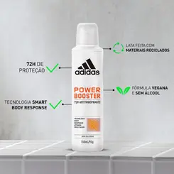 DESODORANTE ANTITRANSPIRANTE AEROSOL ADIDAS ADIPOWER FEMININO  72H 150ML
