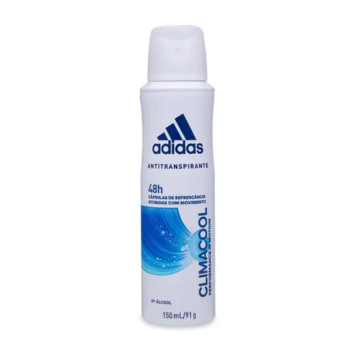 DESODORANTE AEROSSOL ANTITRANSPIRANTE FEMININO CLIMACOOL ADIDAS 150ML