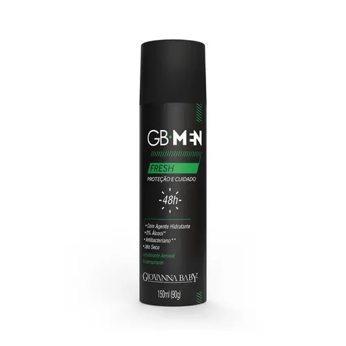 DESODORANTE MASCULINO AEROSOL GIOVANNA BABY MEN FRESH 150ML