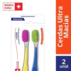 ESCOVA DE DENTE ELMEX ULTRA SOFT 2 UNIDADES