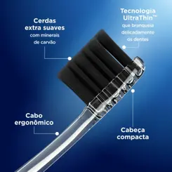 ESCOVA DE DENTE ORAL B COMPACT PURIFICATION CERDAS ULTRAFINAS 2UNIDADES