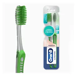 ESCOVA DE DENTE ORAL B ULTRAFINO 2 UNIDADES