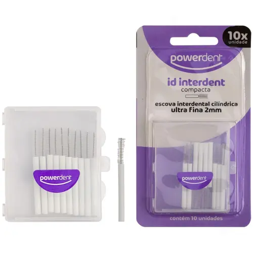 ESCOVA POWERDENT INTERDENTAL ULTRA FINA 2MM